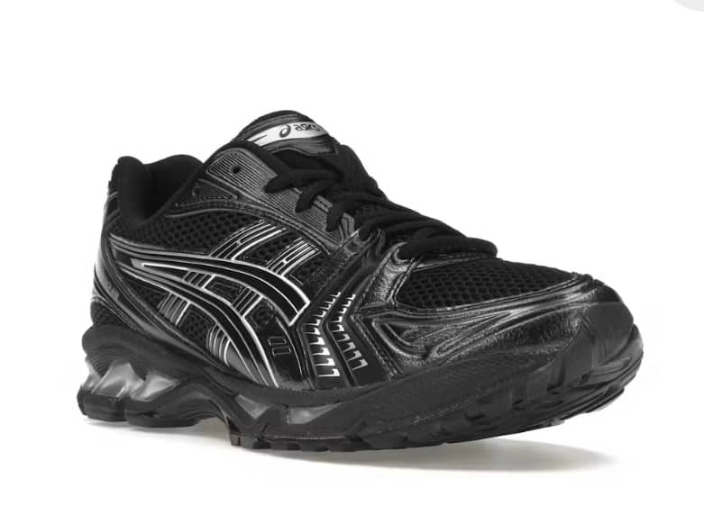 ASICS Gel-Kayano 14 -- Black / Silver —  — view 3