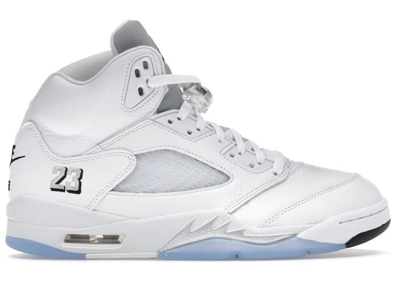 Jordan Air Jordan 5 Retro -- White Metallic (2026) — 