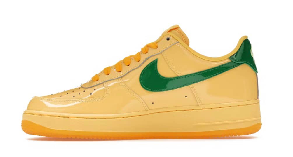  Nike Air Force 1 -- Patent Leather Gold —  — view 3