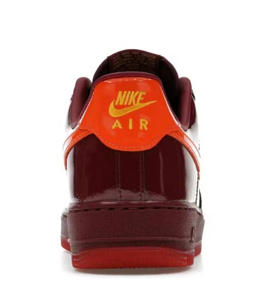  Nike Air Force 1 -- Patent Leather Red —  — view 4