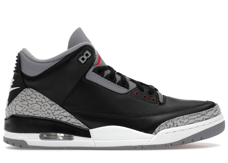 Jordan Air Jordan 3 Retro -- Black Cement (2024) — 