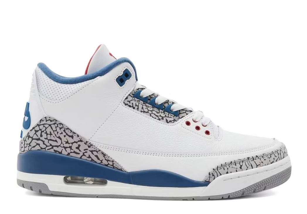  Air Jordan 3 Retro -- True Blue (2026) — 