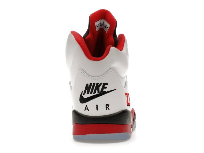 Jordan Air Jordan 5 Retro -- Fire Red Black Tongue (2025) —  — view 4
